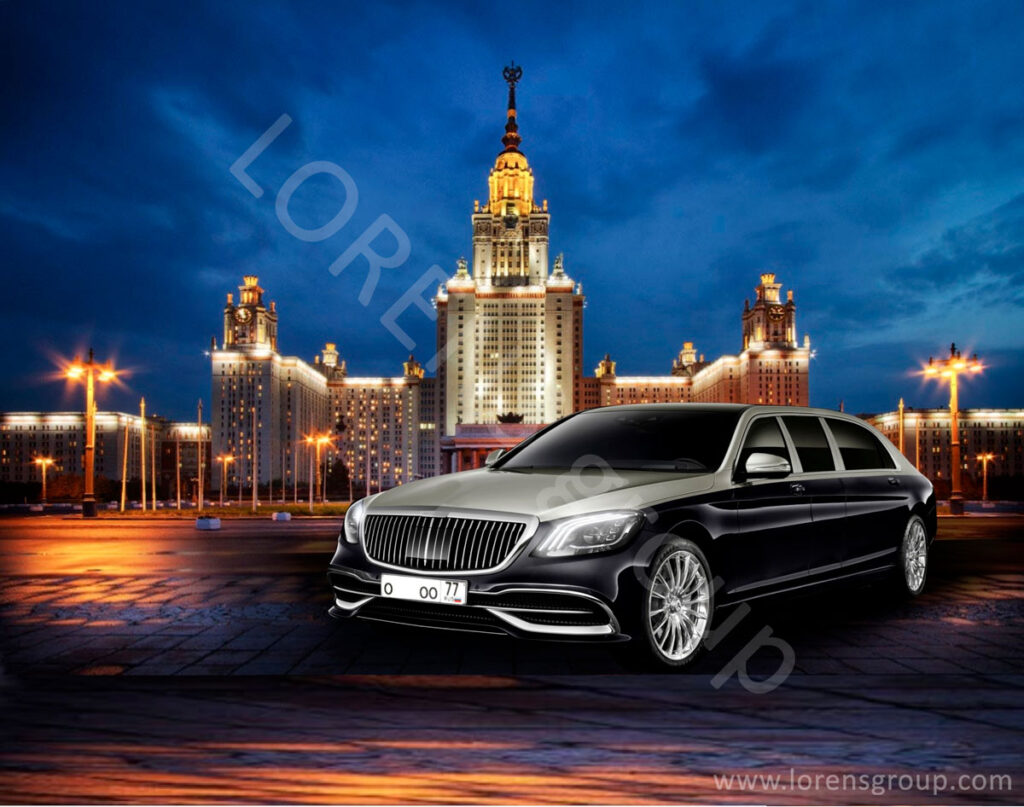 удлинение Майбах s-class 222 на 60 см