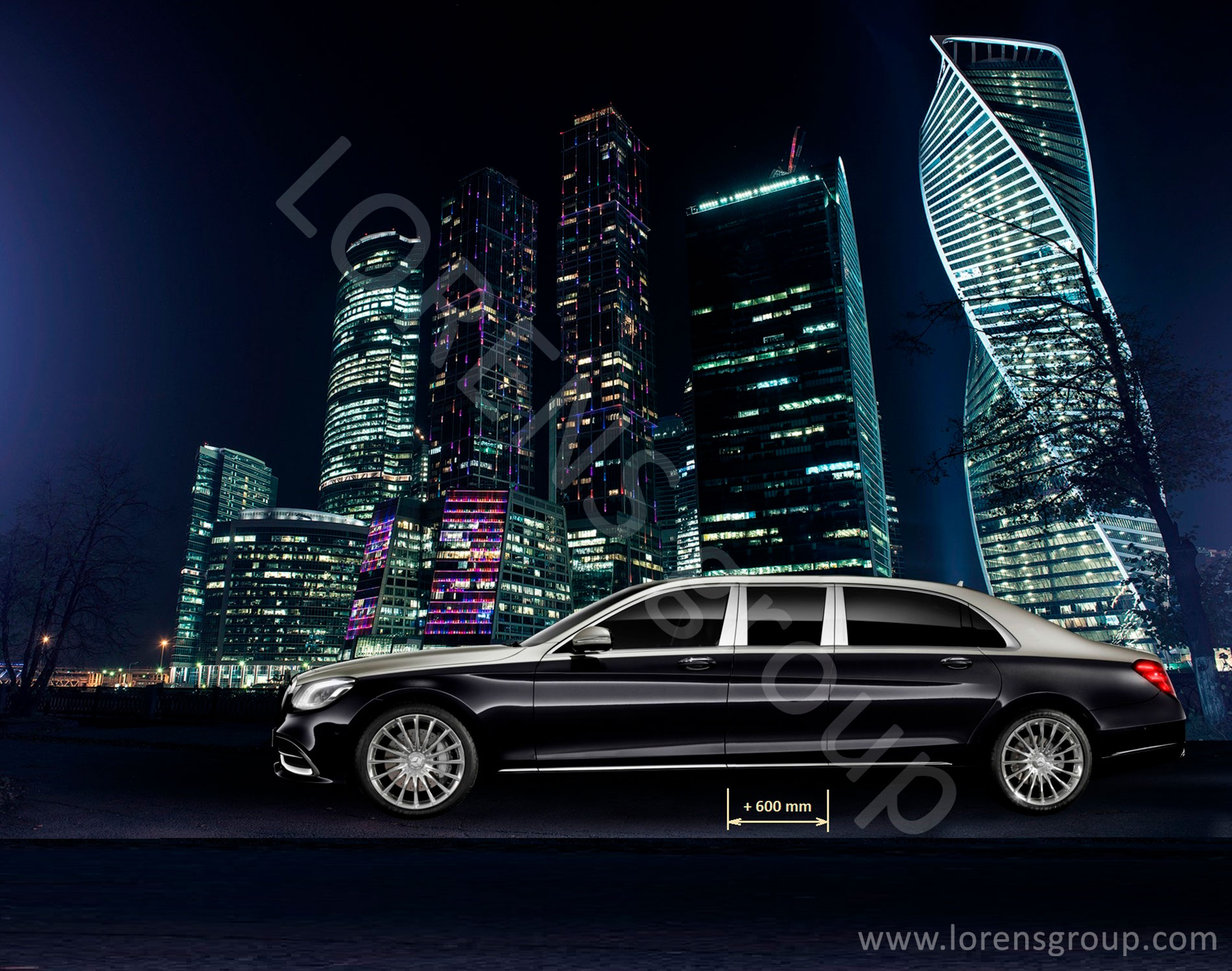 MAYBACH S-CLASS +60 СМ УДЛИНЕННЫЙ ЛИМУЗИН