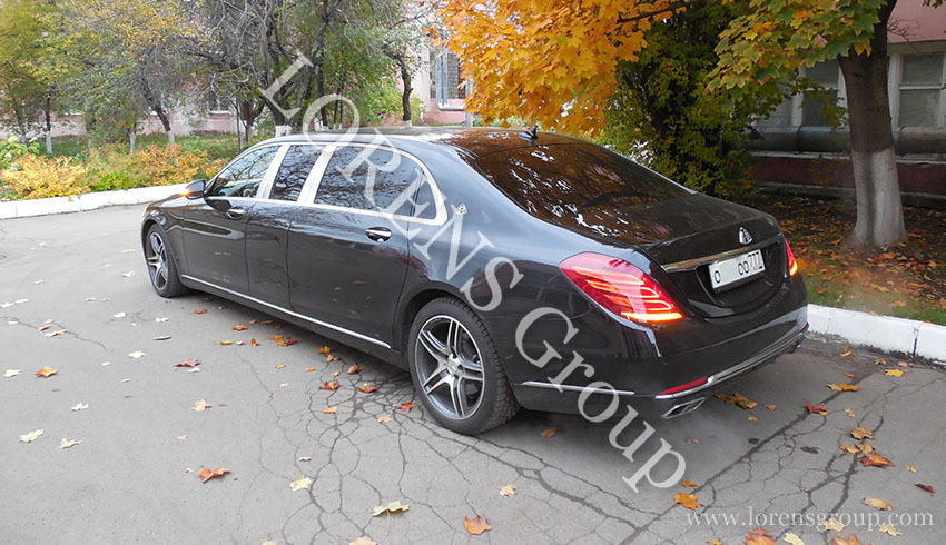 удлинение Maybach s-class 222